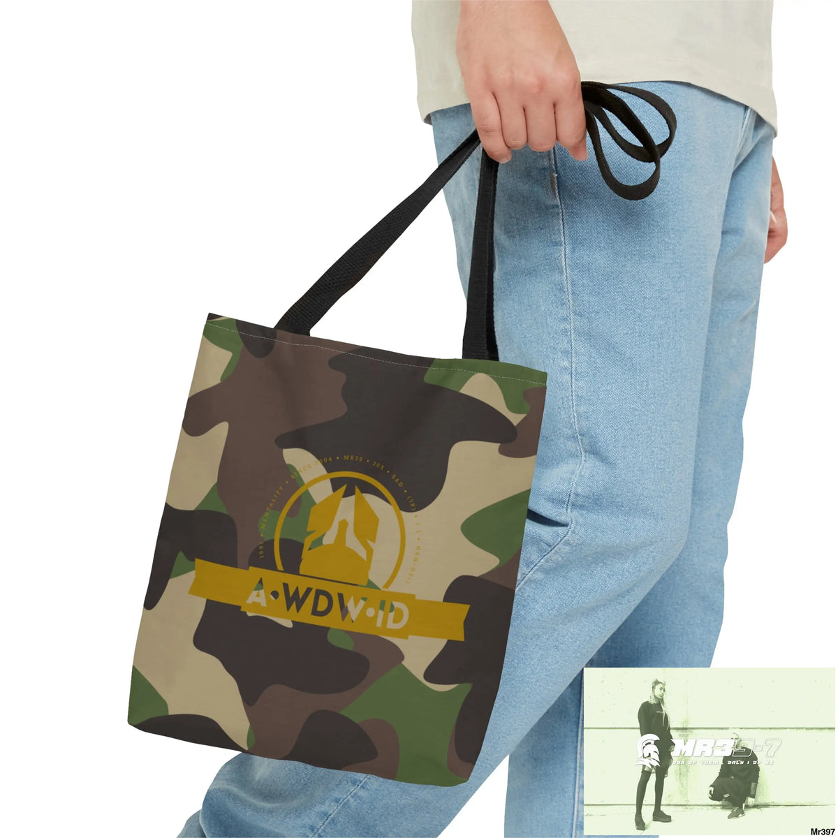 A1-Who Dares Wins ID RSF Camo Tote Bag (AOP) Bags