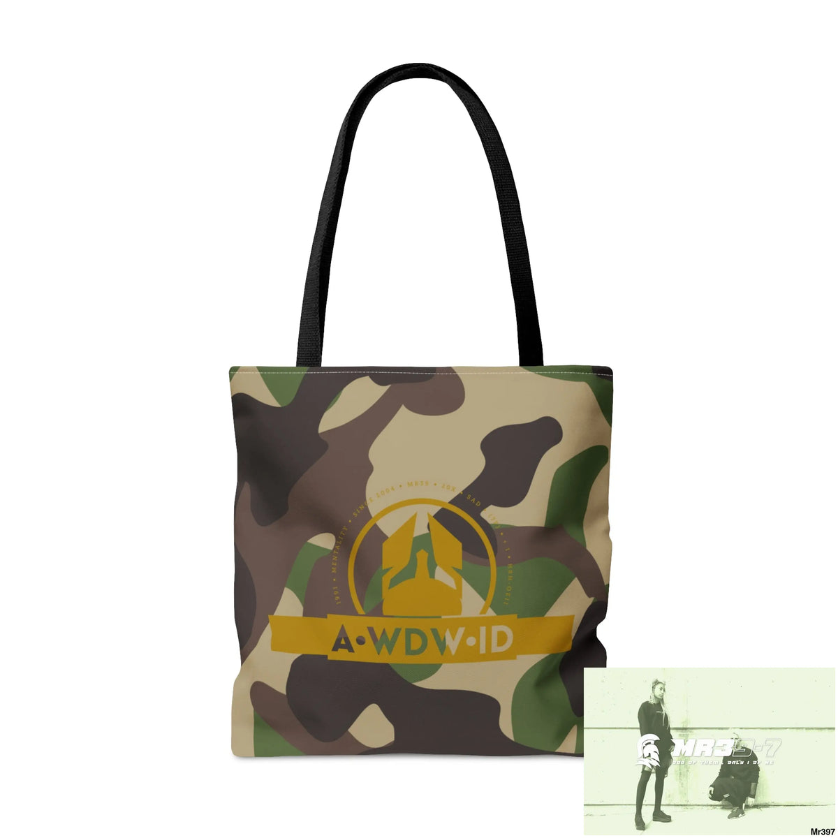 A1-Who Dares Wins ID RSF Camo Tote Bag (AOP) Bags