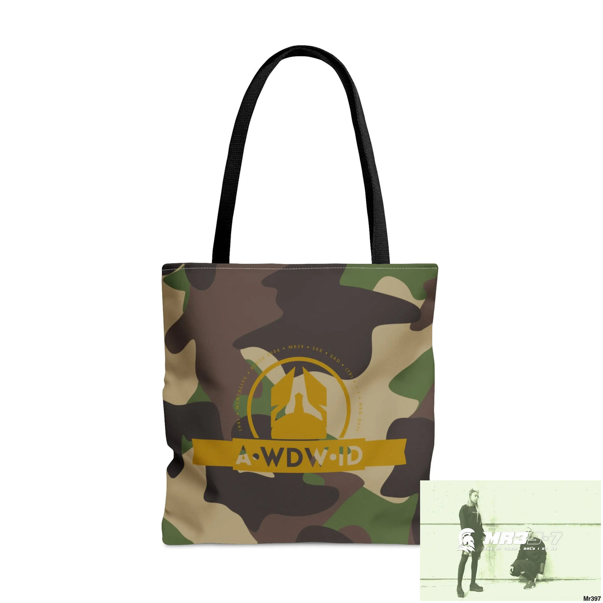 A1-Who Dares Wins ID RSF Camo Tote Bag (AOP) Large Bags