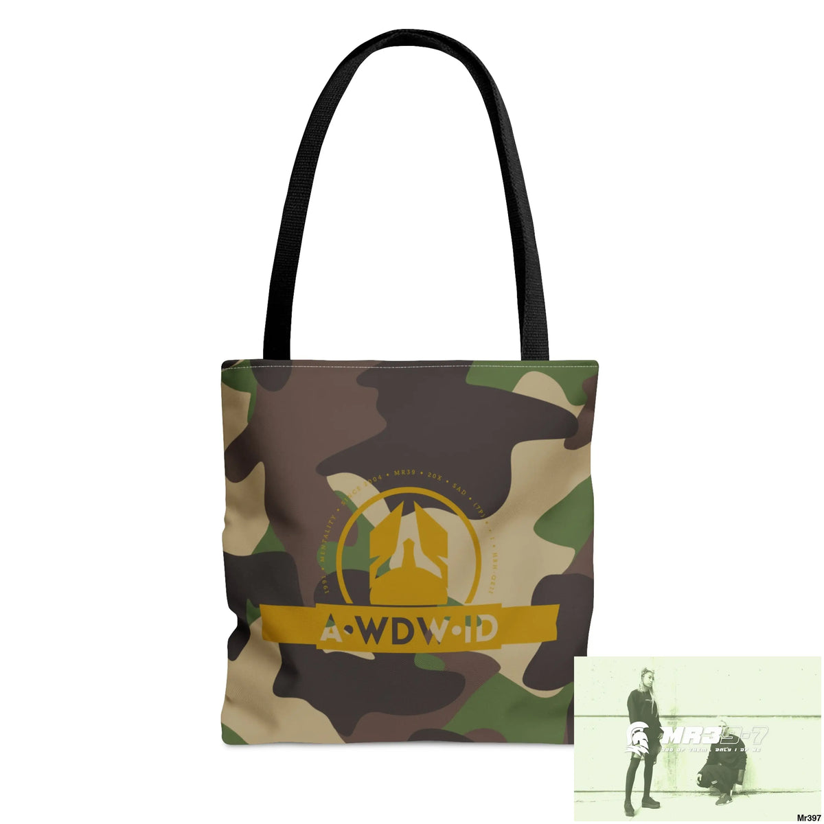 A1-Who Dares Wins ID RSF Camo Tote Bag (AOP) Small Bags
