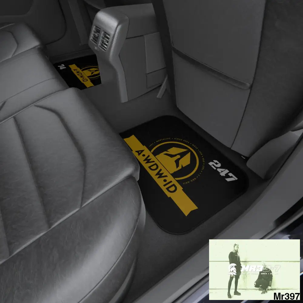 A1-Who Dares Wins ID RSF Car Mats (2x Rear) 2x Rear mats Accessories