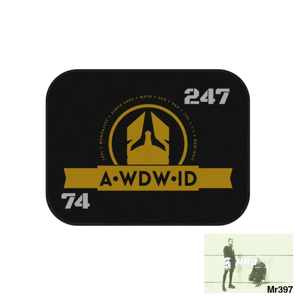 A1-Who Dares Wins ID RSF Car Mats (2x Rear) 2x Rear mats Accessories