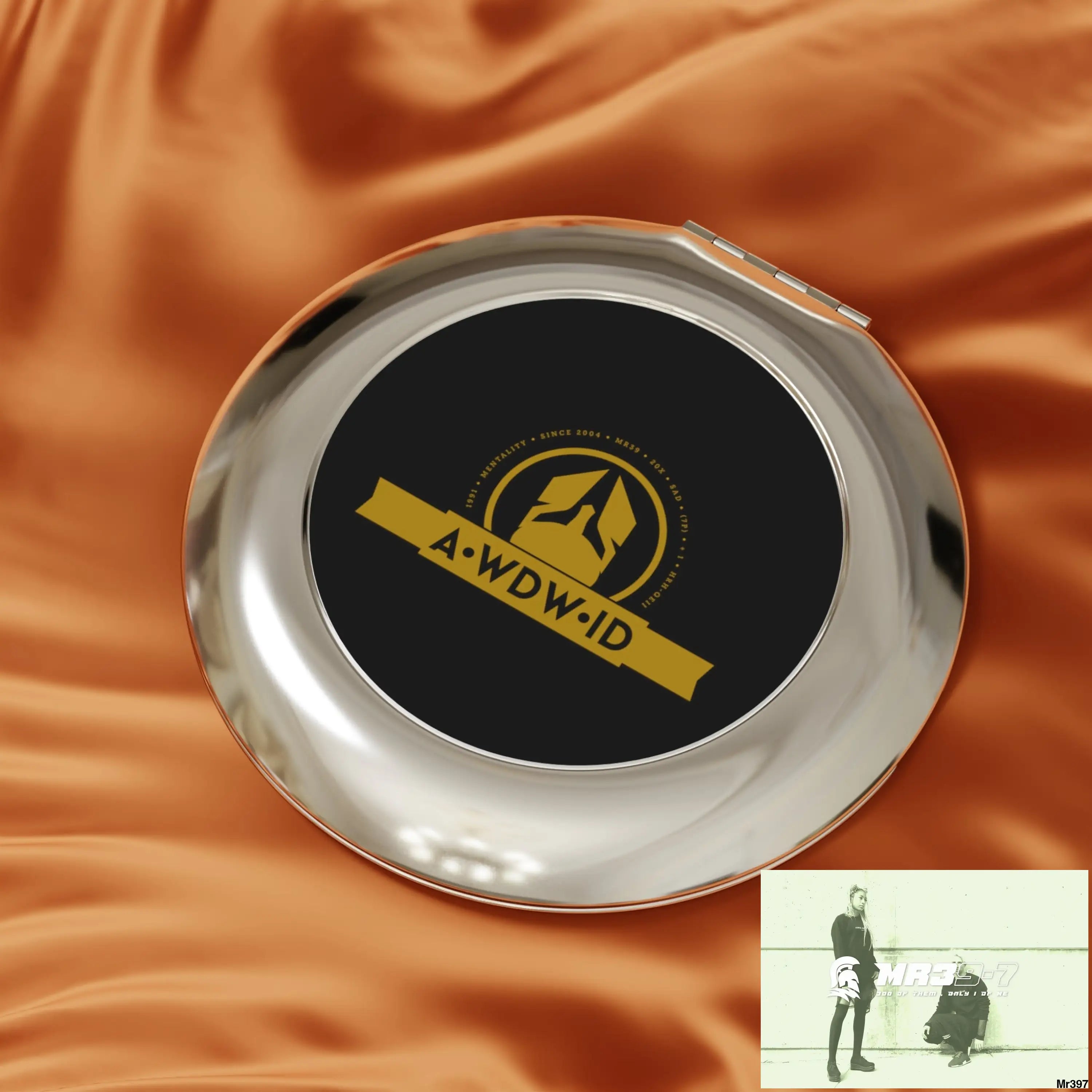 A1 Who Dares Wins ID RSF Compact Travel Mirror Silver / Glossy / One size Accessories