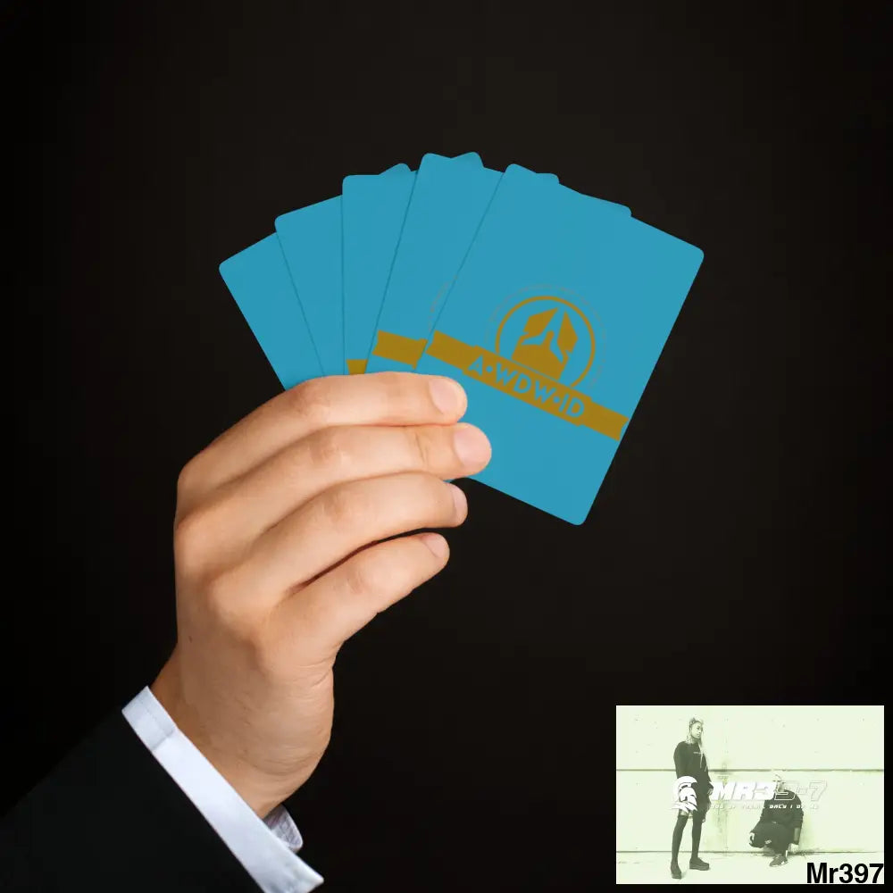 A1-Who Dares Wins ID RSF Custom Poker Cards 2.47’’ x 3.47’’ / White / Semi Glossy Paper products