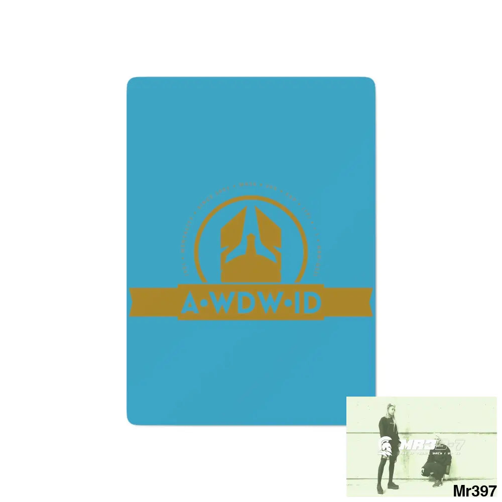 A1-Who Dares Wins ID RSF Custom Poker Cards 2.47’’ x 3.47’’ / White / Semi Glossy Paper products