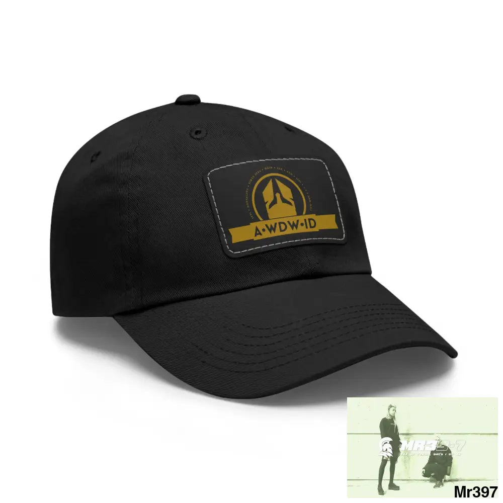 A1 Who Dares Wins (ID) RSF Dad Hat with Leather Patch (Rectangle) Hats