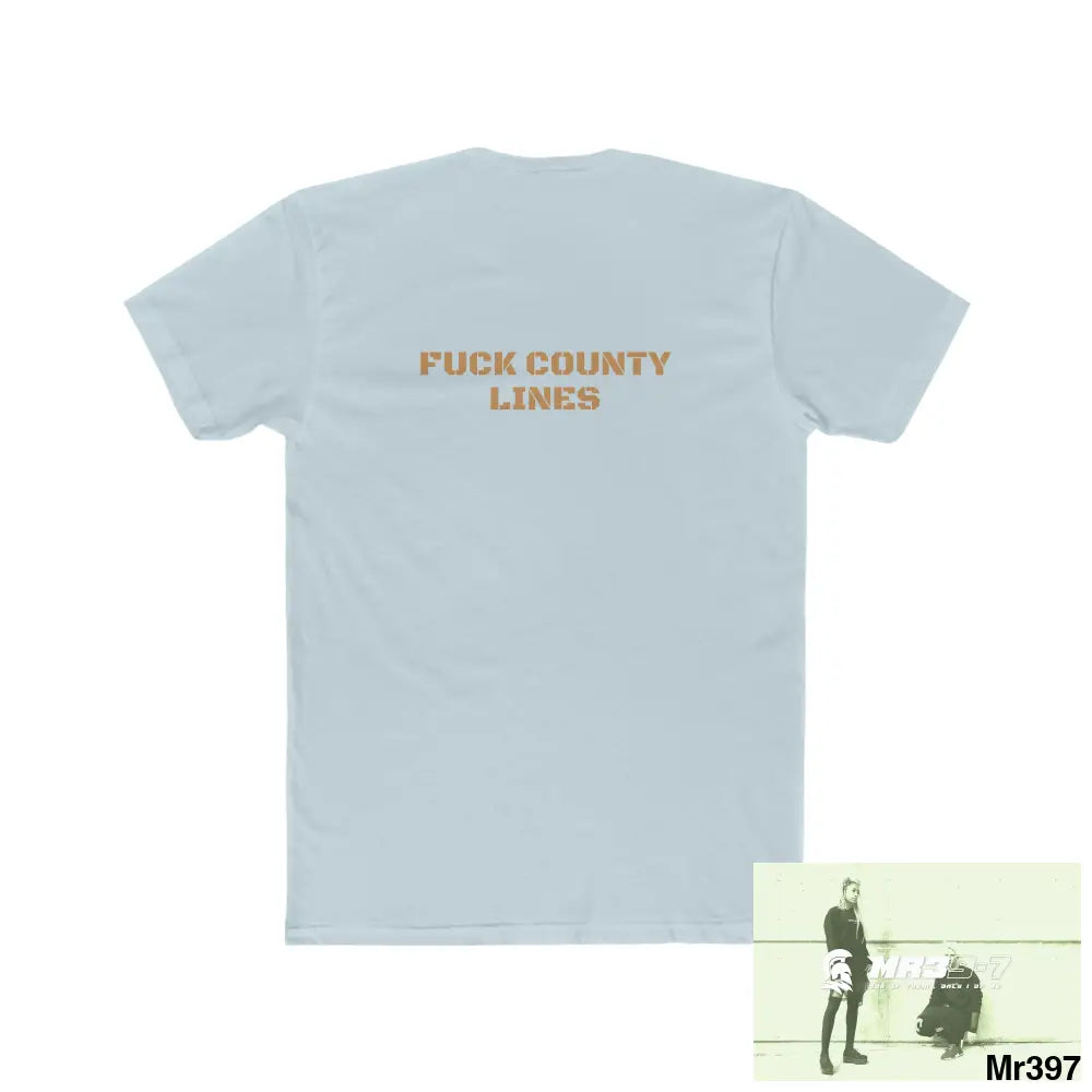 A1-Who Dares Wins ID RSF - FUCK COUNTY LINES Men’s Cotton Crew Tee T-Shirt