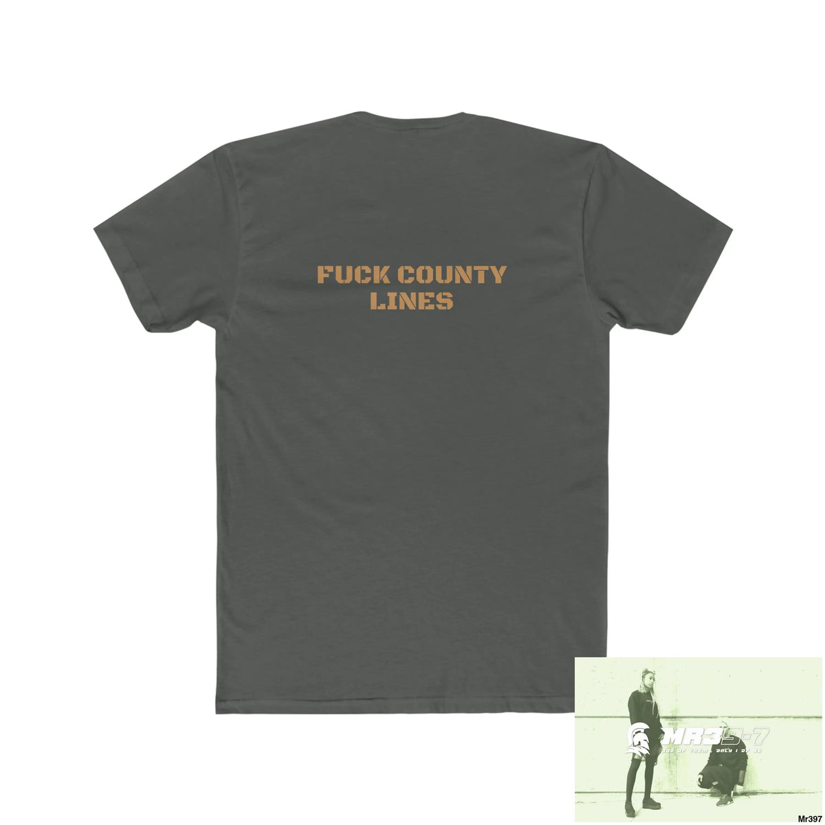 A1-Who Dares Wins ID RSF - FUCK COUNTY LINES Men’s Cotton Crew Tee T-Shirt