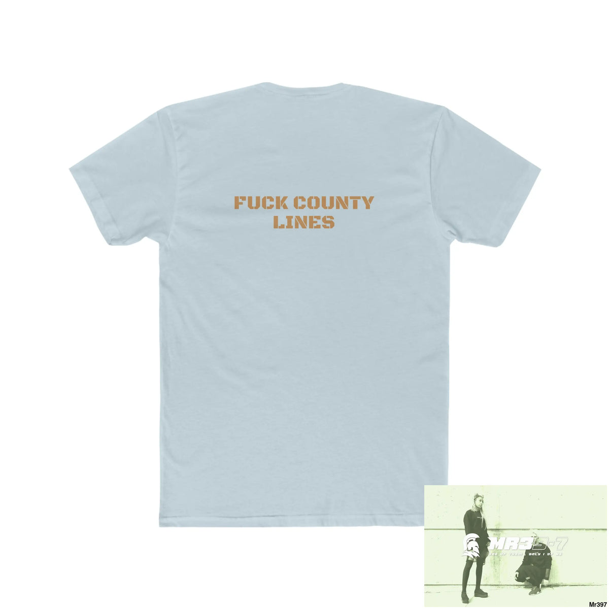 A1-Who Dares Wins ID RSF - FUCK COUNTY LINES Men’s Cotton Crew Tee T-Shirt