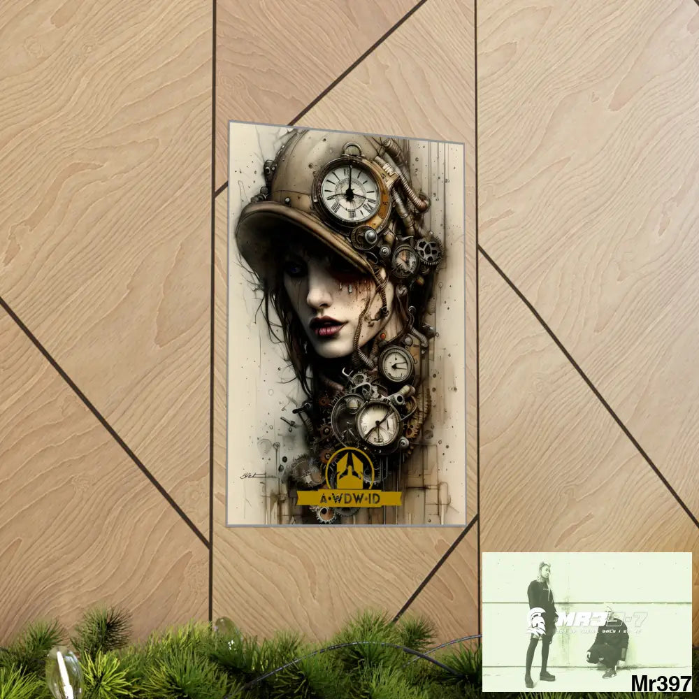 A1 Who Dares Wins ID RSF Gothic Animal SuperResolution Graphic Matte Vertical Posters Poster