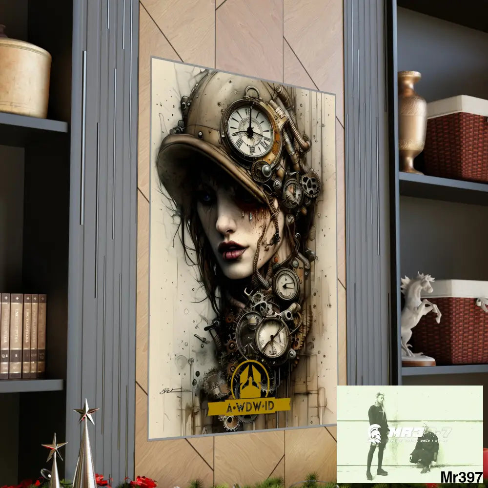 A1 Who Dares Wins ID RSF Gothic Animal SuperResolution Graphic Matte Vertical Posters Poster