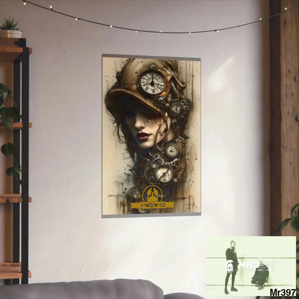 A1 Who Dares Wins ID RSF Gothic Animal SuperResolution Graphic Matte Vertical Posters Poster