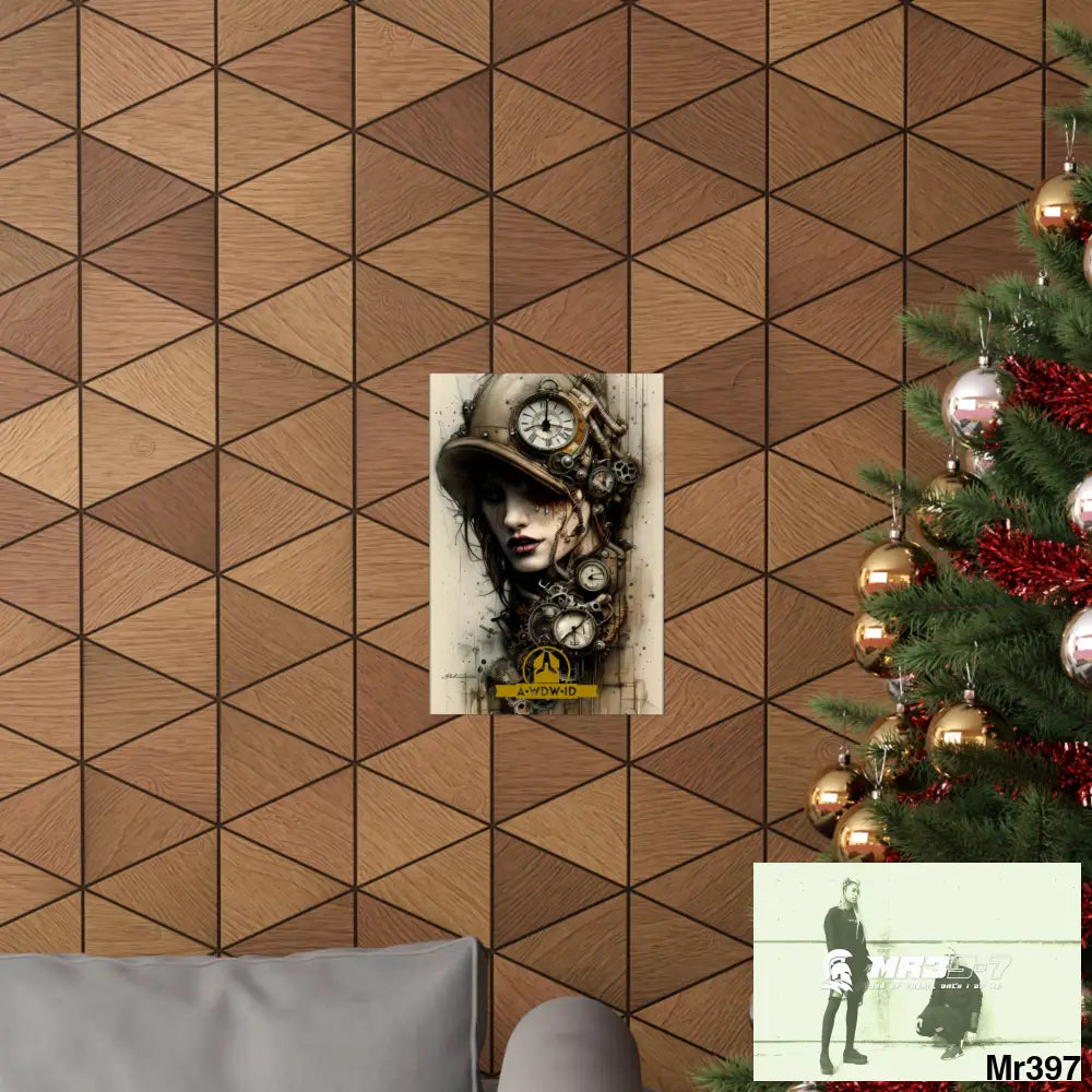 A1 Who Dares Wins ID RSF Gothic Animal SuperResolution Graphic Matte Vertical Posters Poster