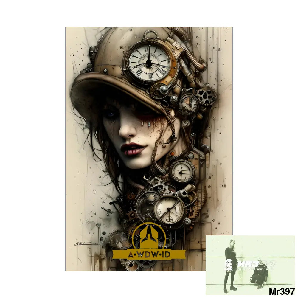 A1 Who Dares Wins ID RSF Gothic Animal SuperResolution Graphic Matte Vertical Posters Poster