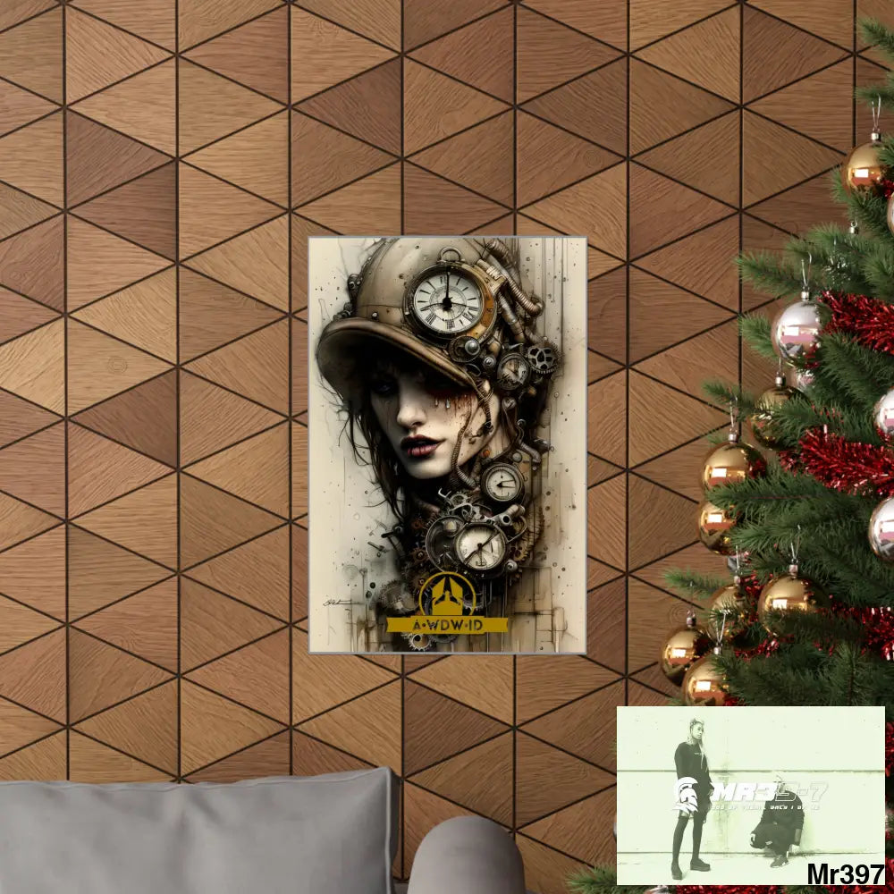 A1 Who Dares Wins ID RSF Gothic Animal SuperResolution Graphic Matte Vertical Posters Poster