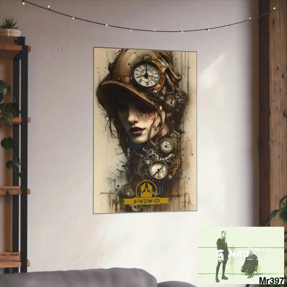 A1 Who Dares Wins ID RSF Gothic Animal SuperResolution Graphic Matte Vertical Posters Poster