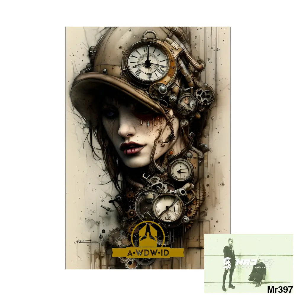 A1 Who Dares Wins ID RSF Gothic Animal SuperResolution Graphic Matte Vertical Posters Poster
