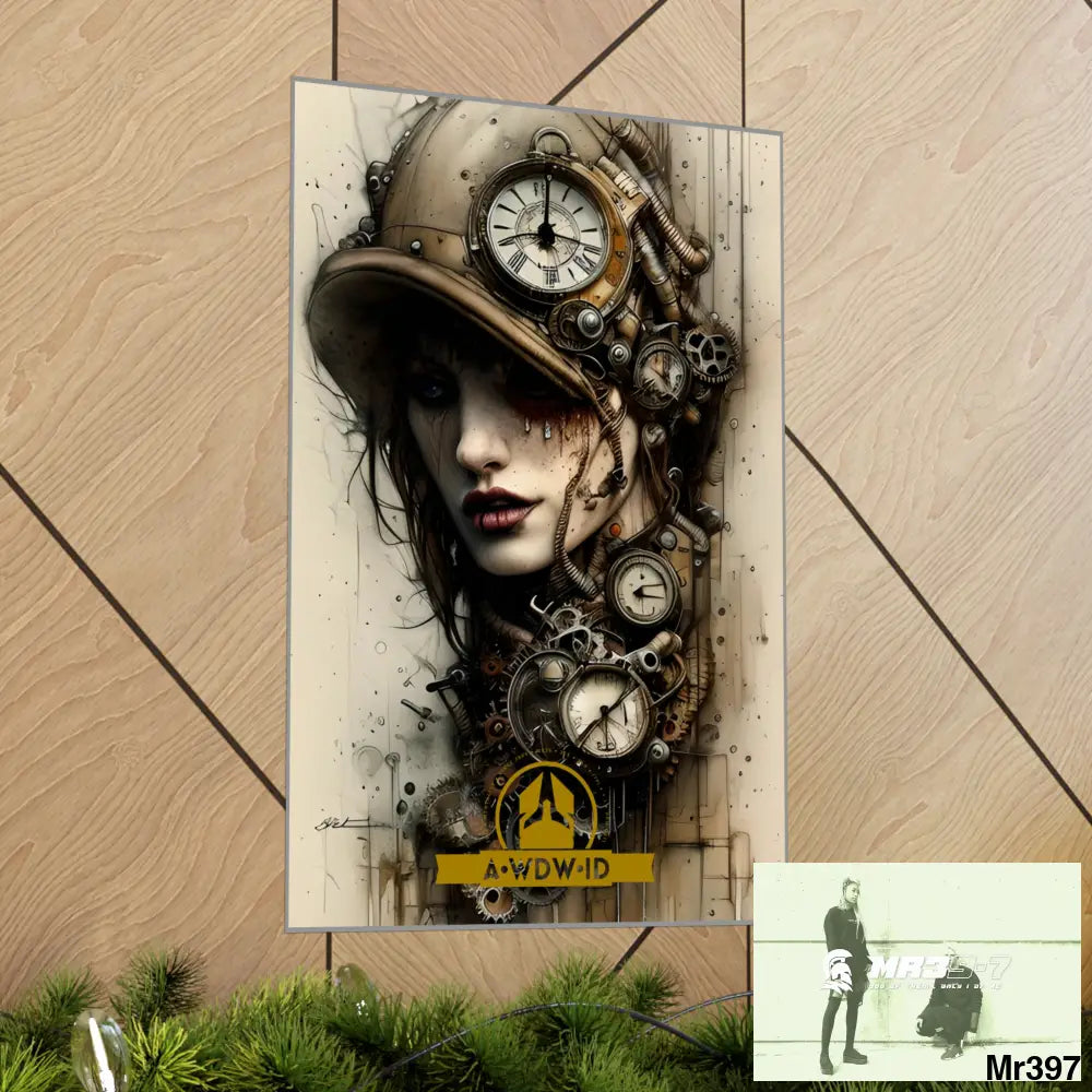 A1 Who Dares Wins ID RSF Gothic Animal SuperResolution Graphic Matte Vertical Posters Poster