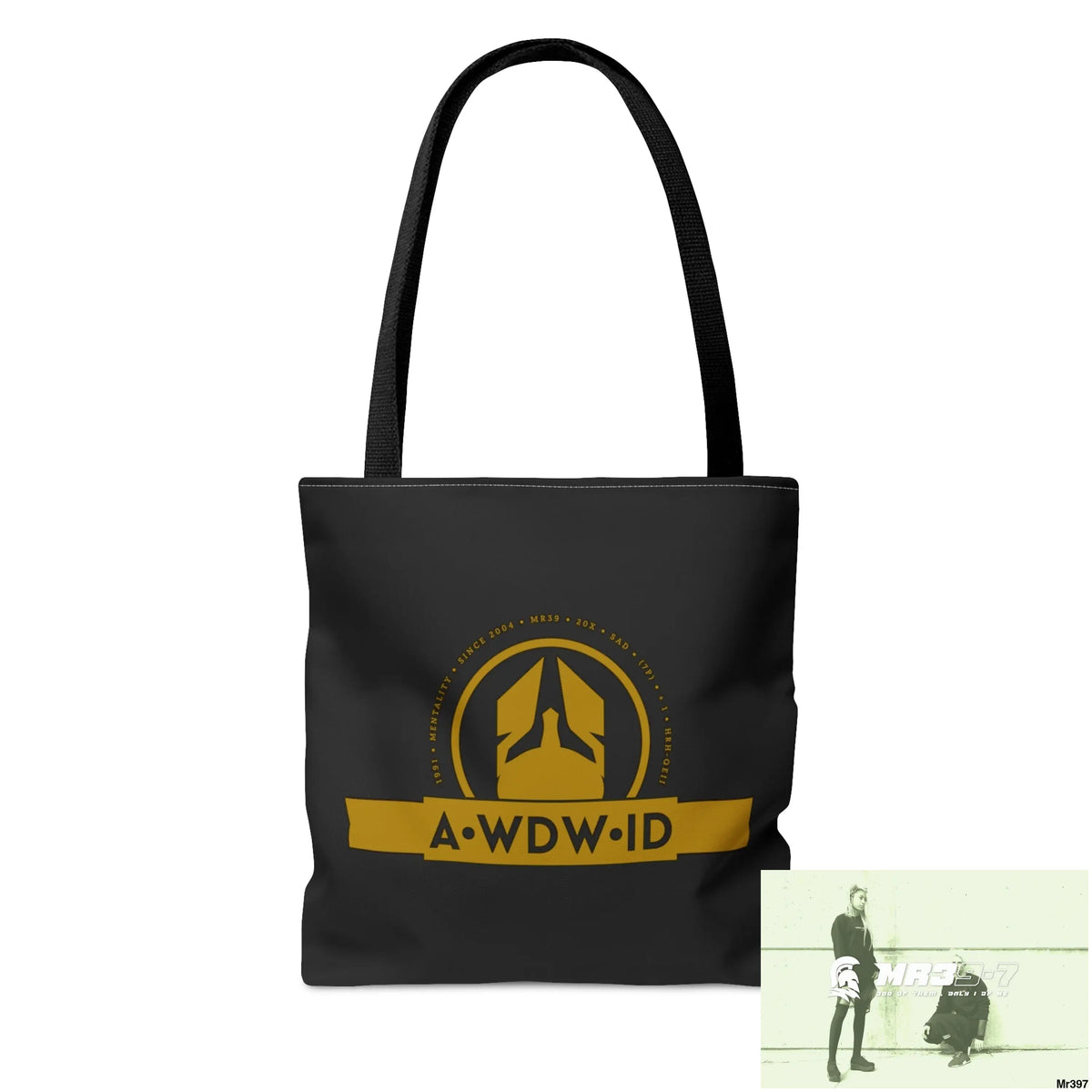 A1-Who Dares Wins ID RSF Melting Headphones Tote Bag (AOP) Bags