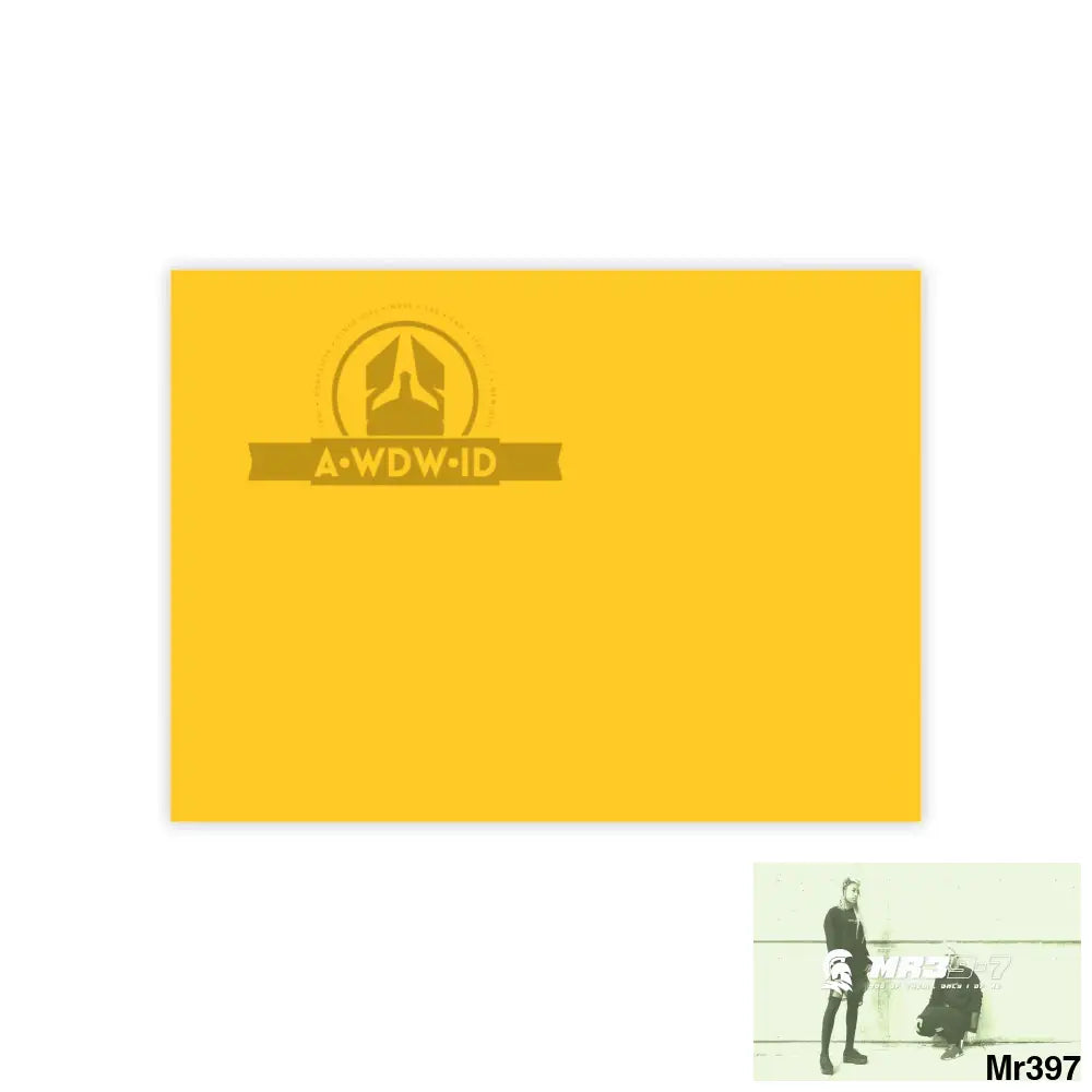 A1- Who Dares Wins ID RSF Post-it® Note Pads 4’’ x 3’’ / White Paper products