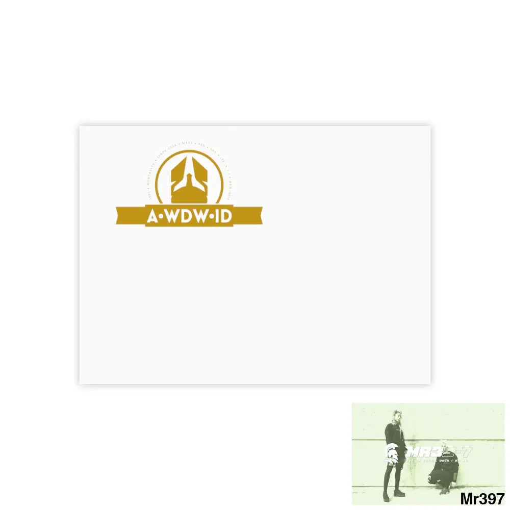 A1- Who Dares Wins ID RSF Post-it® Note Pads 4’’ x 3’’ / White Paper products