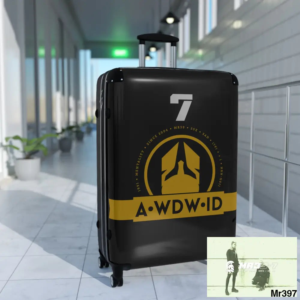 A1 Who Dares Wins (ID-RSF) Suitcase Large / Black Bags