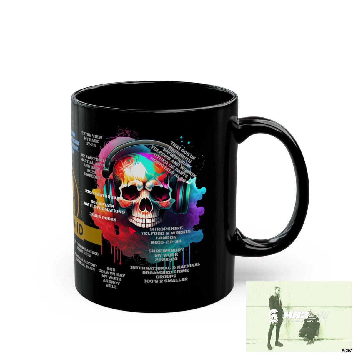 A1 Who Dares Wins (ID) RSF Tactical 11oz Black Mug GB / Thailand/ Bermo /UK/KenyaThai Link up MH Assassination X-City