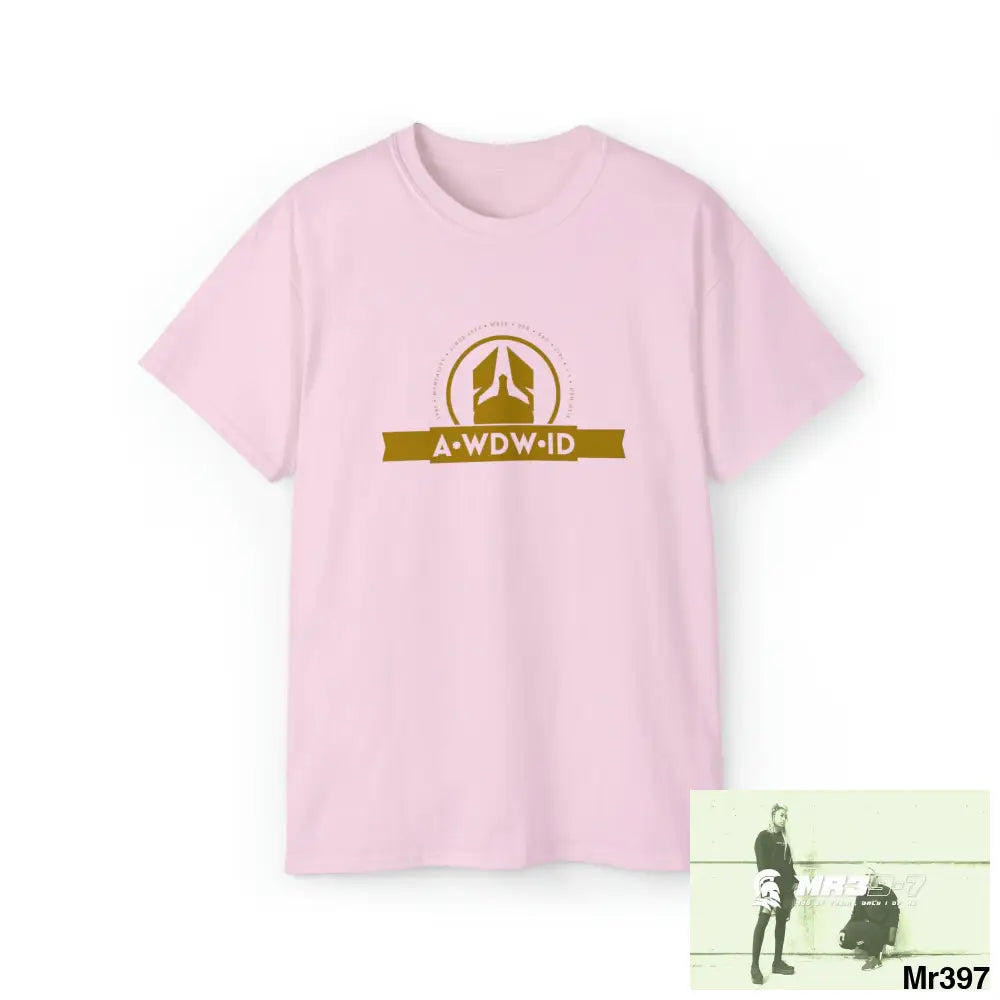 A1 Who Dares Wins ID (RSF) Unisex Ultra Cotton Tee Light Pink / S T-Shirt