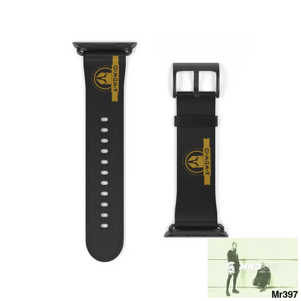 A1-Who Dares Wins ID RSF Watch Band 38 - 41 mm / Black Matte Accessories