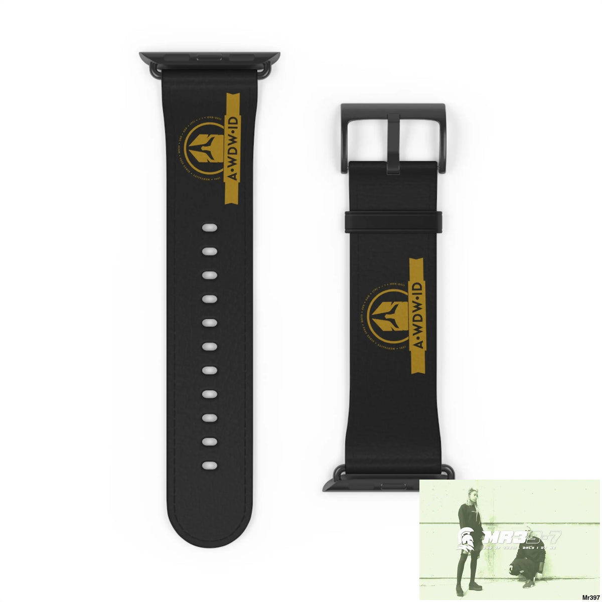 A1-Who Dares Wins ID RSF Watch Band 42 - 45 mm / Black Matte Accessories