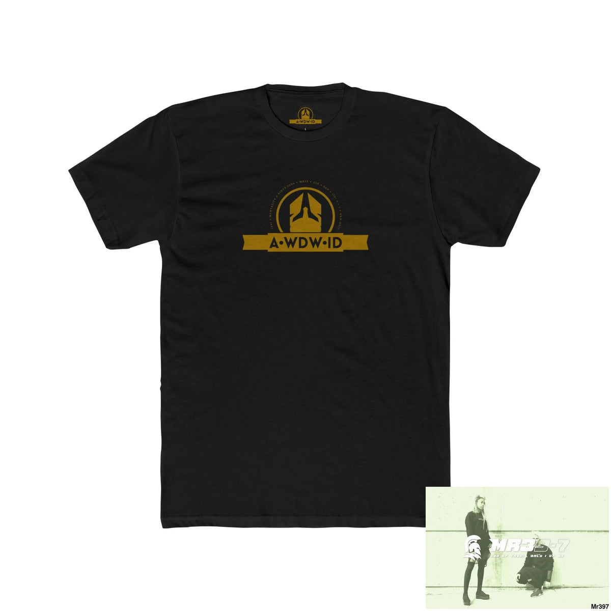 A1 Who Dares Wins ID Russia Choose Life Men’s Cotton Crew Tee Solid Black / XS T-Shirt