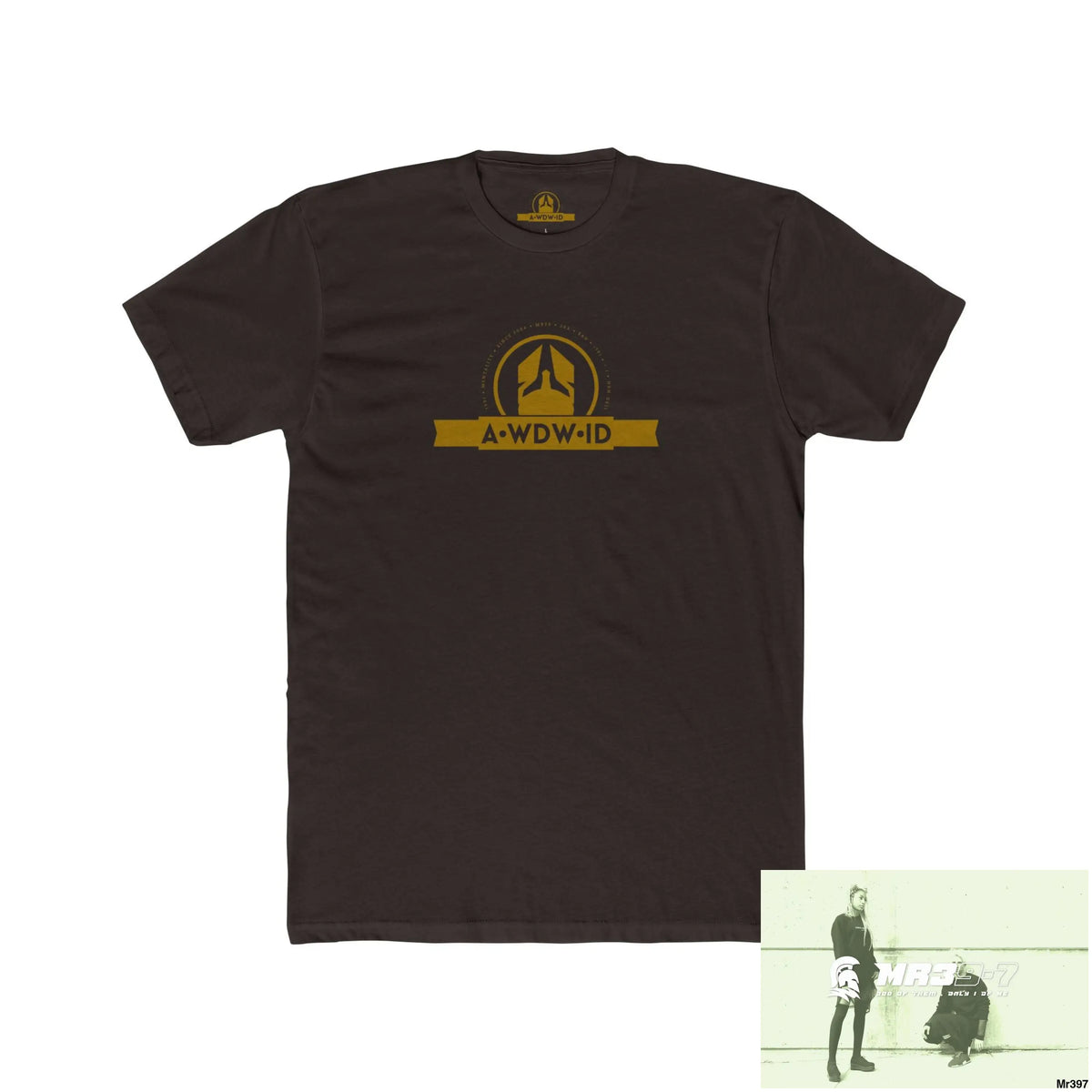 A1 Who Dares Wins ID Russia Choose Life Men’s Cotton Crew Tee Solid Dark Chocolate / S T-Shirt