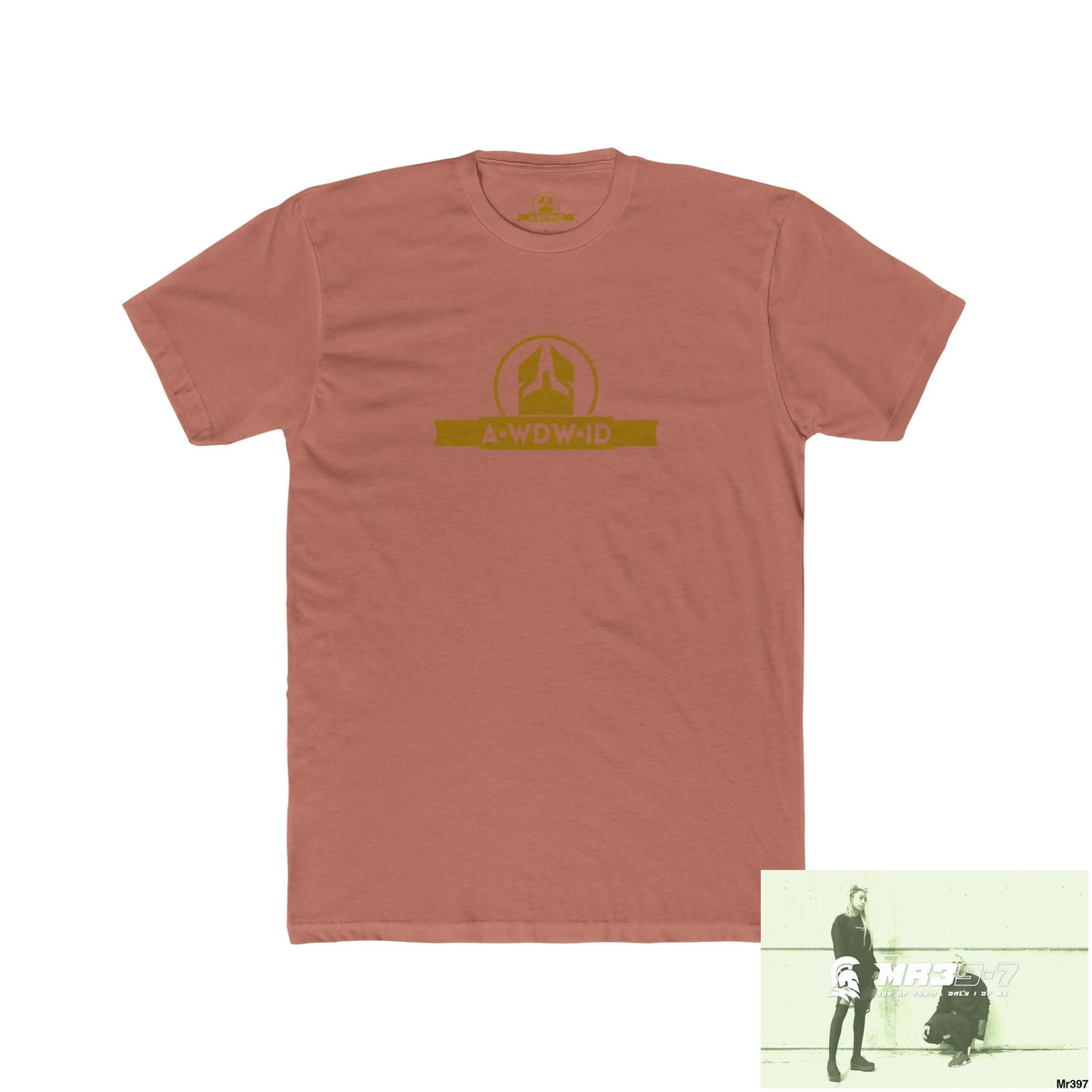 A1 Who Dares Wins ID Russia Choose Life Men’s Cotton Crew Tee Solid Desert Pink / S T-Shirt