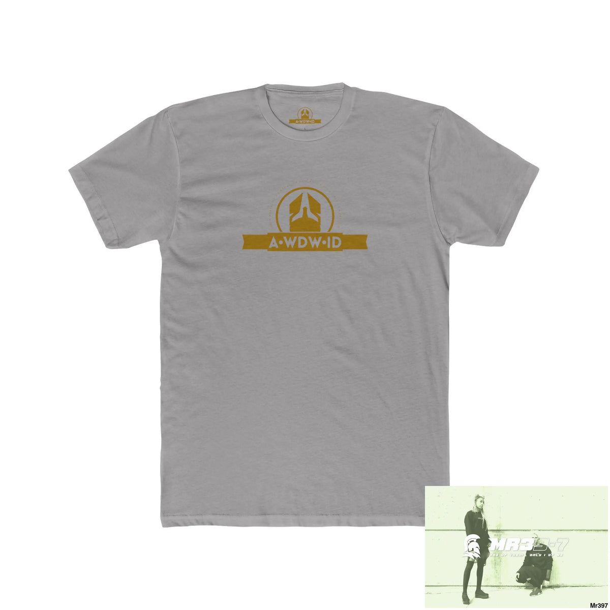 A1 Who Dares Wins ID Russia Choose Life Men’s Cotton Crew Tee Solid Light Grey / S T-Shirt