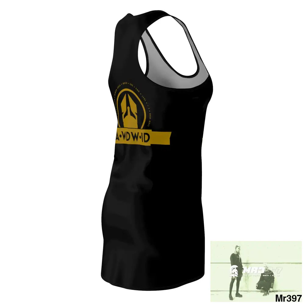 A1- Who Dares Wins ID Women’s Cut & Sew Racerback Dress (AOP) All Over Prints