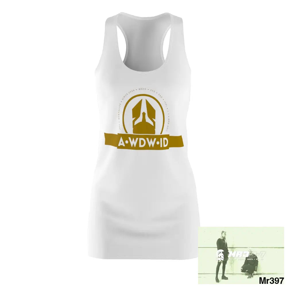 A1- Who Dares Wins ID Women’s Cut & Sew Racerback Dress (AOP) All Over Prints