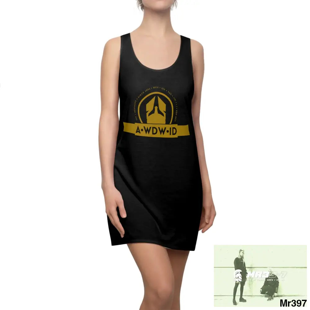 A1- Who Dares Wins ID Women’s Cut & Sew Racerback Dress (AOP) XS All Over Prints