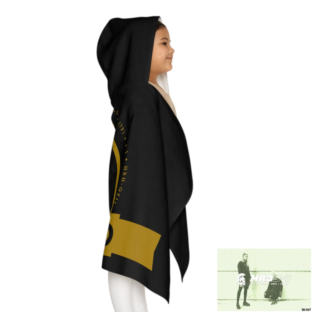 A1 Who Dares Wins ID Youth Hooded Towel 24’’ × 48’’ All Over Prints