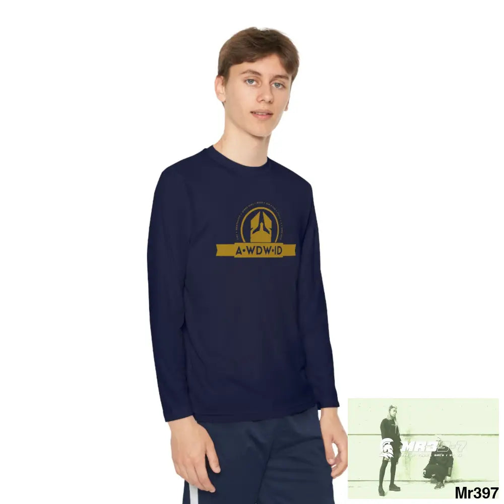 A1 Who Dares Wins ID Youth Long Sleeve Competitor Tee Kids clothes