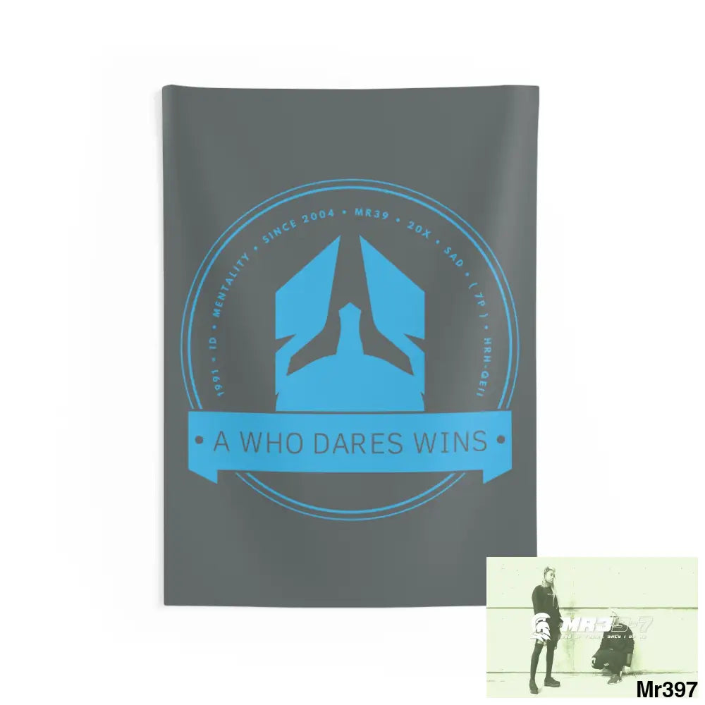 A1 Who Dares Wins Indoor Wall Tapestries 26’’ × 36’’ Home Decor