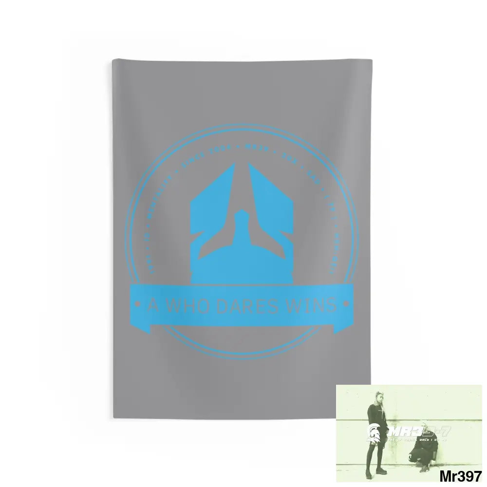 A1 Who Dares Wins Indoor Wall Tapestries 26’’ × 36’’ Home Decor