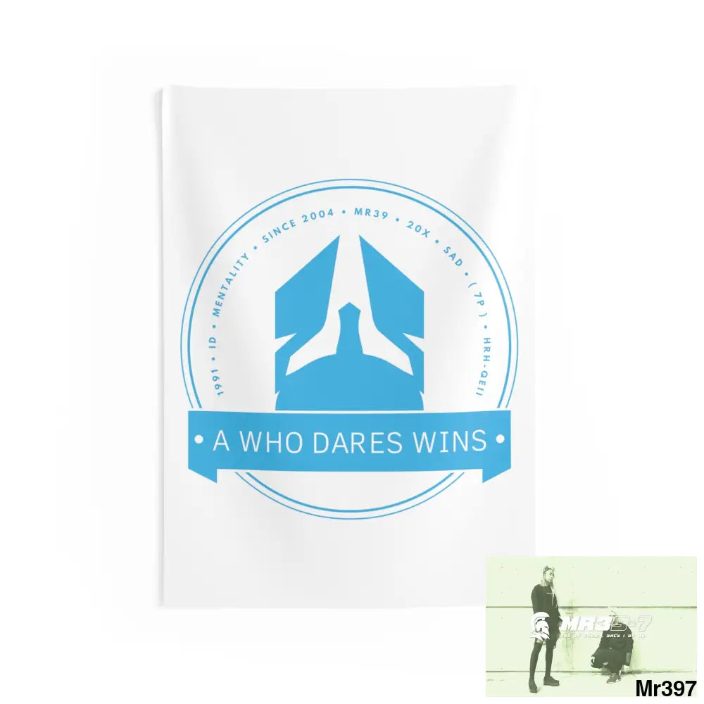 A1 Who Dares Wins Indoor Wall Tapestries 26’’ × 36’’ Home Decor