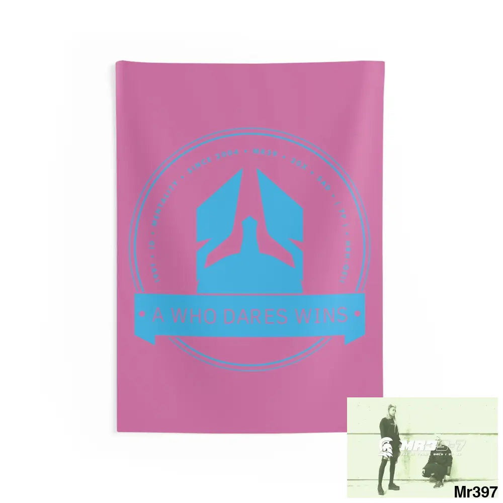 A1 Who Dares Wins Indoor Wall Tapestries 26’’ × 36’’ Home Decor