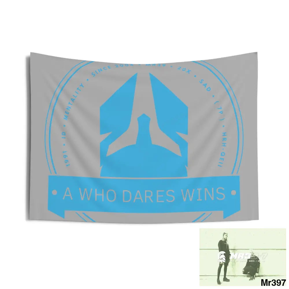 A1 Who Dares Wins Indoor Wall Tapestries 36’’ × 26’’ Home Decor