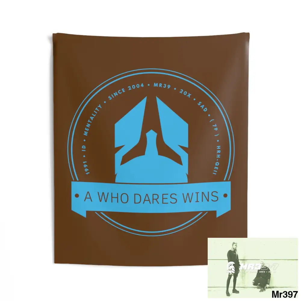 A1 Who Dares Wins Indoor Wall Tapestries 50’’ × 60’’ Home Decor