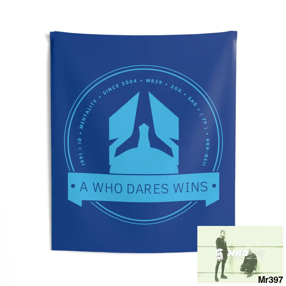 A1 Who Dares Wins Indoor Wall Tapestries 50’’ × 60’’ Home Decor