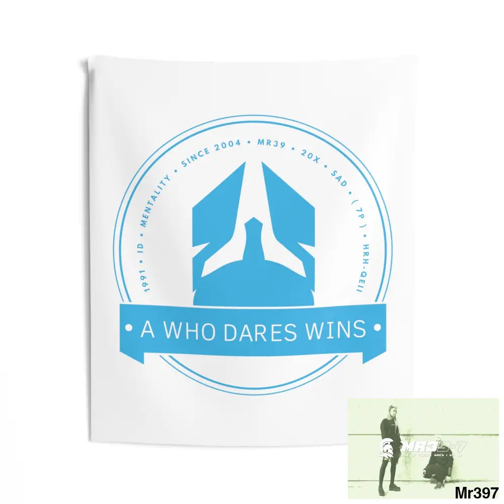 A1 Who Dares Wins Indoor Wall Tapestries 50’’ × 60’’ Home Decor