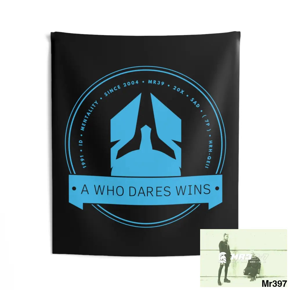 A1 Who Dares Wins Indoor Wall Tapestries 50’’ × 60’’ Home Decor