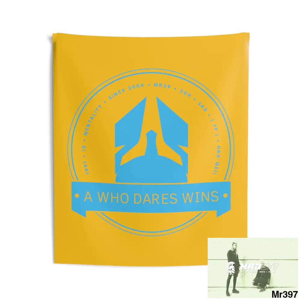 A1 Who Dares Wins Indoor Wall Tapestries 50’’ × 60’’ Home Decor