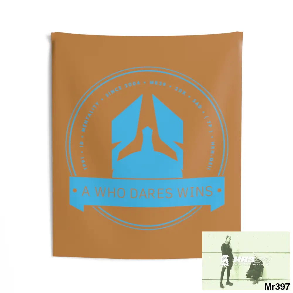 A1 Who Dares Wins Indoor Wall Tapestries 50’’ × 60’’ Home Decor